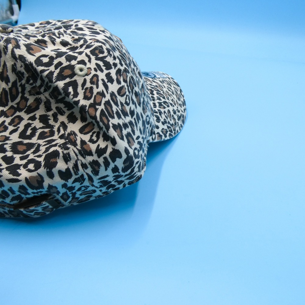 '47 Hat Womens Adjustable Clean Up Auburn Tigers Leopard Print Tan Cotton Cap - Picture 6 of 8